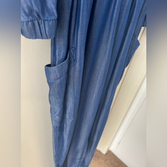 ON-34TH Women Long sleeves Denims Blue Overall Size M - Picture 4 of 7